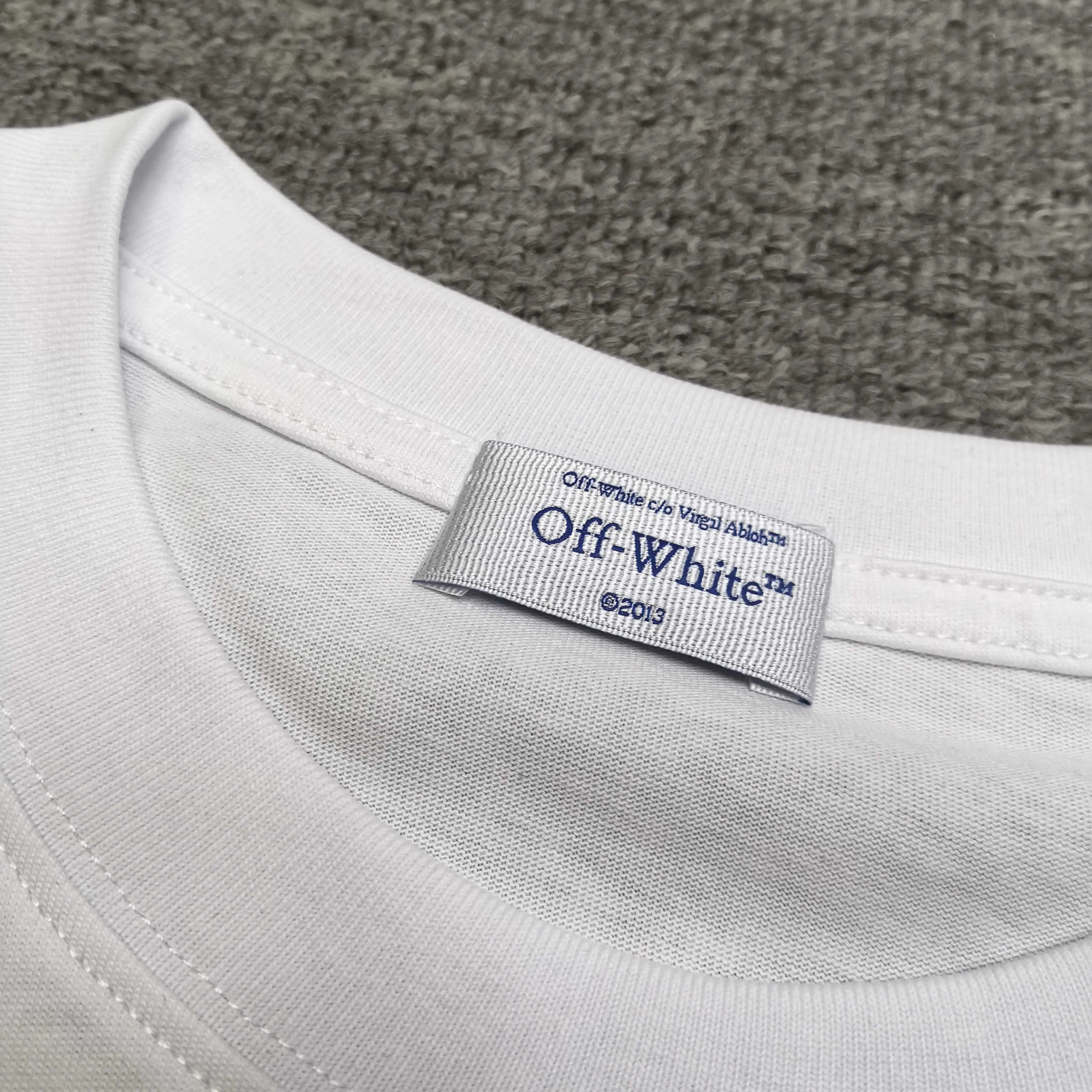 off white new religious angel loose-fitting short-sleeved T-shirt Size: S M L XL Color: Black White P240